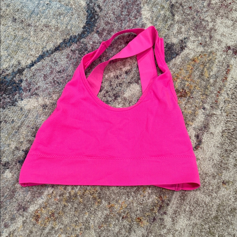 Amazon Pink Sports Bra